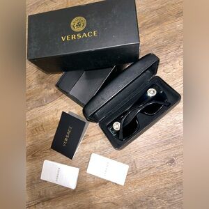 Authentic Versace Sunglasses with Crystal Medusa on the sides
